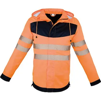Korntex Reflexní pracovní bunda KX1004 Signal Orange-Black 3XL