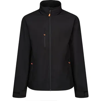 Pánská softshellová bunda Regatta Vyhřívaná softshellová bunda TRA739 Black-Magma Orange M
