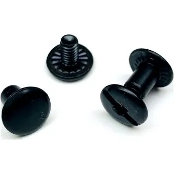 MMboutique Opaskový šroub-sada 2ks černý mat