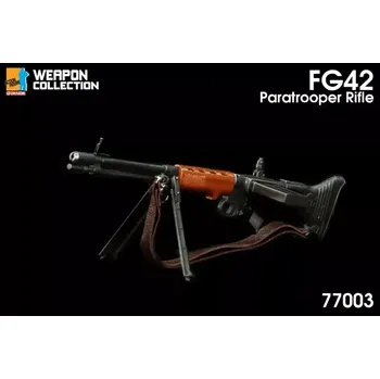 Doplněk k figurce Zbraň pro 1/6 figurky - Fallschirmgewehr FG42 Assault Rifle (Black)