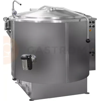 Plynová kartuše Plynový varný kotel s nepřímým ohřevem, možnost míchadla, 31,5 kW, 200 l, 1070x1140x900 mm | RESTO QUALITY, RQK-200GR