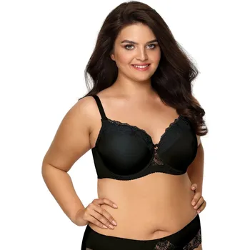 Podprsenka Dámská podprsenka 1924 Freesia black plus - AVA černá 95/F