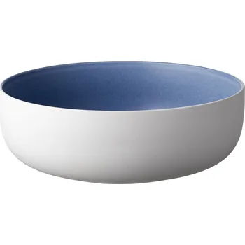 Servírovací stolek Studio Round Kameninová mísa na salát North 25 cm White/Matte River