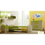 Postel Nela N20 160/80 cm - ZELENÁ + matrace a rošt ZDARMA