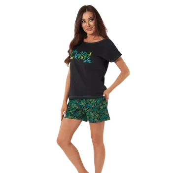 Dámské noční prádlo Dámské krátké pyžamo Italian Fashion Chill XL Černá