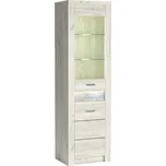 Vitrína SWED S4, jasan bílý + vyzvednutí ZDARMA