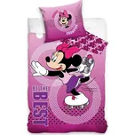 Carbotex Povlečení Minnie na bruslích 140x200/70x90 cm