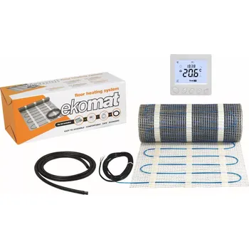 Topná rohož KIT ecoMAT 100/6 Therm 33 (sada topné rohože a termostatu 600W; 0,5x12m)