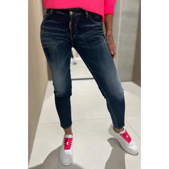 Dámské džíny Dámské džíny DSQUARED2 JENNIFER S75LB0886 modré Velikost: 38