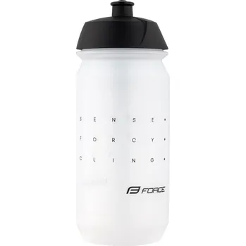 Láhev láhev FORCE SENSE 0,5 l, transparentní-černá
