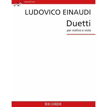 Einaudi: Duetti per violino e viola / housle a viola - pět duet