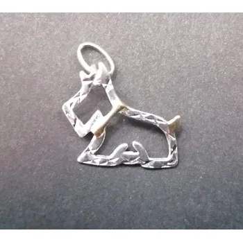 Přívěsek Silueta psa - přívěsek ze stříbra