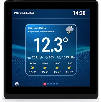 Zabezpečovací technika TECH STEROWNIKI Drátový ovládací panel černý CP-04M Tech Controls