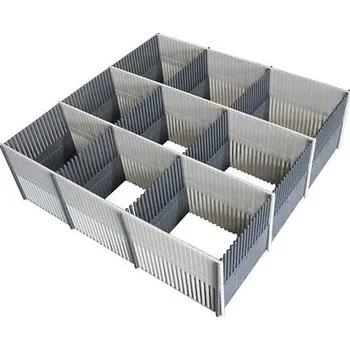 Příborník do zásuvky Nastavitelné přihrádky Purvario Maxxi 100 barva šedá