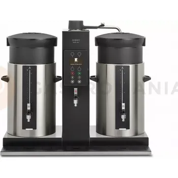 Barová židle Kávovar na filtrovanou kávu dvojitý s bojlerem, 720 šálků/h, 1095x500x895 mm, 40 l, 9,28 kW | ANIMO, ComBi-line CB2x20W