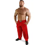 Bizon Gym Tepláky 128 - červená L Červená