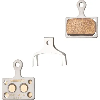Brzda na kolo SHIMANO destičky brzdové SH K04Ti kovové, s pružinou