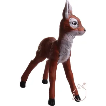 Zahradní dekorace Srnka z keramiky Víťa ručně malovaná