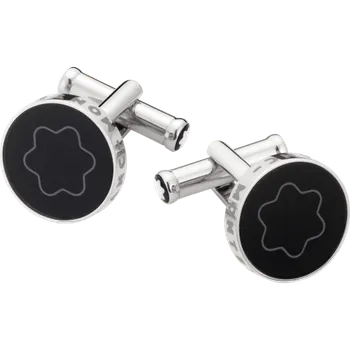 Manžetový knoflíček MONTBLANC - Black Sapphire Star - Manžetové knoflíčky