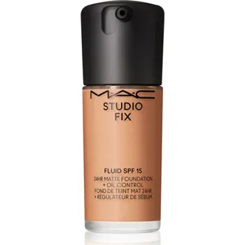 Přípravek na tvář MAC Cosmetics Studio Fix Fluid SPF 15 24HR Matte Foundation + Oil Control matující make-up SPF 15 odstín NC44 30 ml