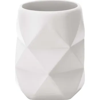 Držák na kartáček Kleine Wolke Golden Crackle kelímek na čištění zubů bílá 8431100852