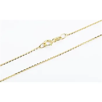 Řetízek Zlatý řetízek ankr brill 50 cm ZLR1471F + DÁREK ZDARMA