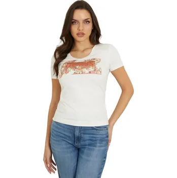GUESS SS VN LOGO FLOWERS T W4GI23J1314 G012 L Velikost: S