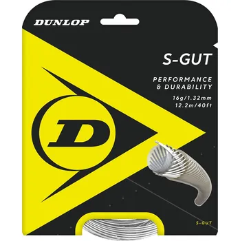 Struna na výplet tenisové rakety Ddunlop S-Gut 12 m - 1,30 mm