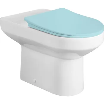 VERMET WC kombi mísa, zadní/spodní odpad, bílá