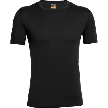 Pánské triko Icebreaker Mens 200 Oasis SS Crewe Velikost: XL / Barva: černá