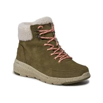 Dámská zimní obuv Skechers Kotníková obuv Glacial Ultra Woodsy 144175/OLV Khaki 35