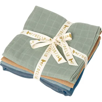 látková plena Fabelab sada 4 ks mušelínové pleny 2006239312 100% bavlna