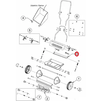 WOLF-Garten náhradní břit pro sekačku TT 380 DL