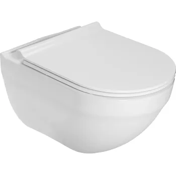 Roca Hebe záchodová mísa závěsná bez splachovacího kruhu bílá A346136000