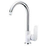 BELAGGIO RIO 4148 Stojánková dřezová vodovodní baterie BÍLÁ/CHROM RI4148