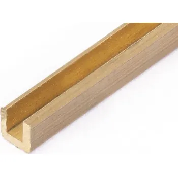 Modelářský materiál aero-naut Mosazný U profil 6x2x1000mm PE_AERO774786