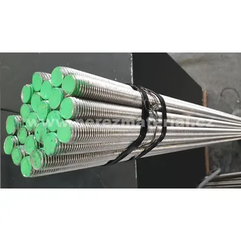 Stavební profil Nerezová závitová tyč M 27 Wst.Nr. 1.4301, délka 1m