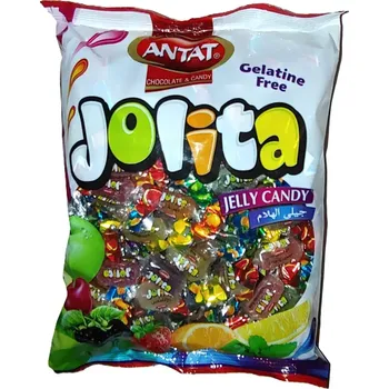 Bonbon JOLITA bonbóny s různými druhy ovoce 1000g (JELLY CANDY bonbóny bez želatiny a alergenních látek ovoce mix 1000g)