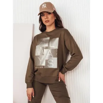 Dámská mikina Dámská halenka FEMMES hnědá