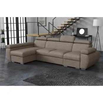 Sedací souprava FALCO Sedací souprava Bodie L Aragon hnědošedá