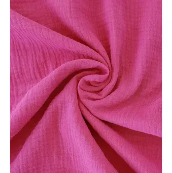 Látka metráž mušelín plenkovina fuksiová | RTex