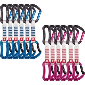 Jištění OCUN Raven QD Zoom PA 15/22mm 12 cm - Express set 6 pack Barva: Modrá