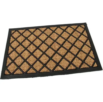 Rohožka Kokosová čisticí rohož Rhombus 40 x 60 x 0,8 cm, hnědá