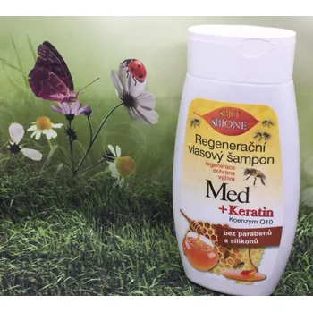 Šampon Regenerační vlasový šampon med + kreatin + Q10