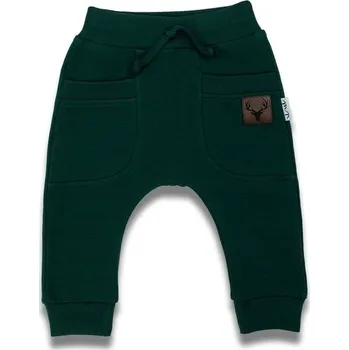 Kojenecké tepláčky Nicol Bambi zelená, Velikost 62 (3-6m)