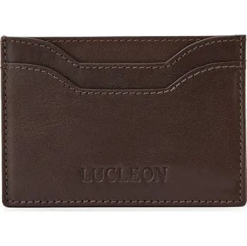 Obal na doklad Hnědé pouzdro na karty Bruce - Lucleon