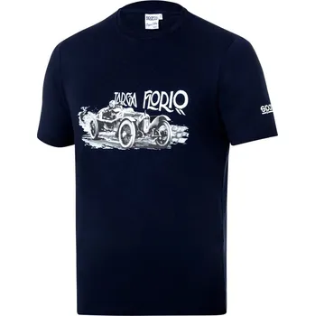 Pánské tričko Sparco Tričko design Targa Florio Námořní modř XL