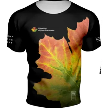 Pánské tričko Třeboňský půl/maraton: tričko Compressport Compressport funkční tréninkové tričko „Nature Marathon” 2024- pánské Velikost: XL