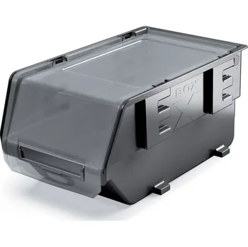 Úložný box Úložný box uzavíratelný 23,7 × 15,9 × 11,8 cm, černá