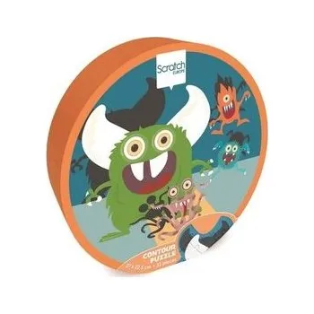 Puzzle Puzzle 33 konturowe Stworki